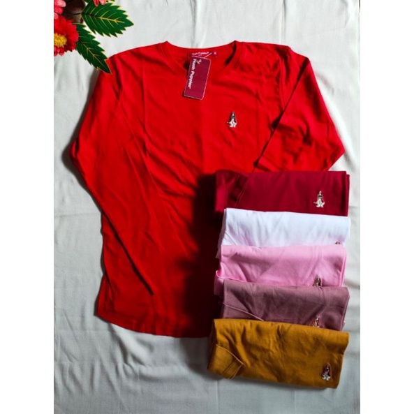 Kaos Hush Puppies wanita lengan panjang