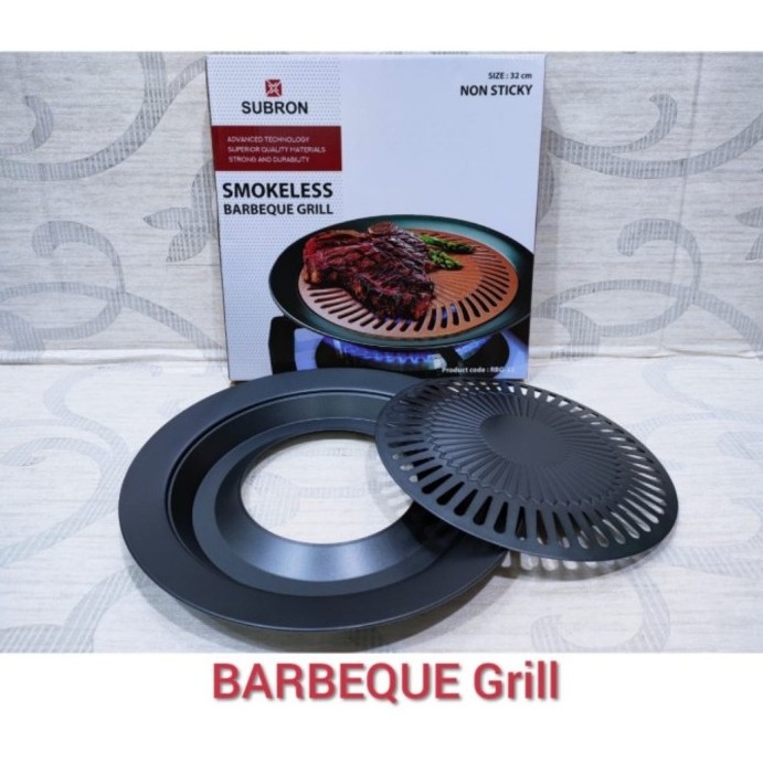 Panggangan Kompor Anti lengket . Smokeless barbeque Grill