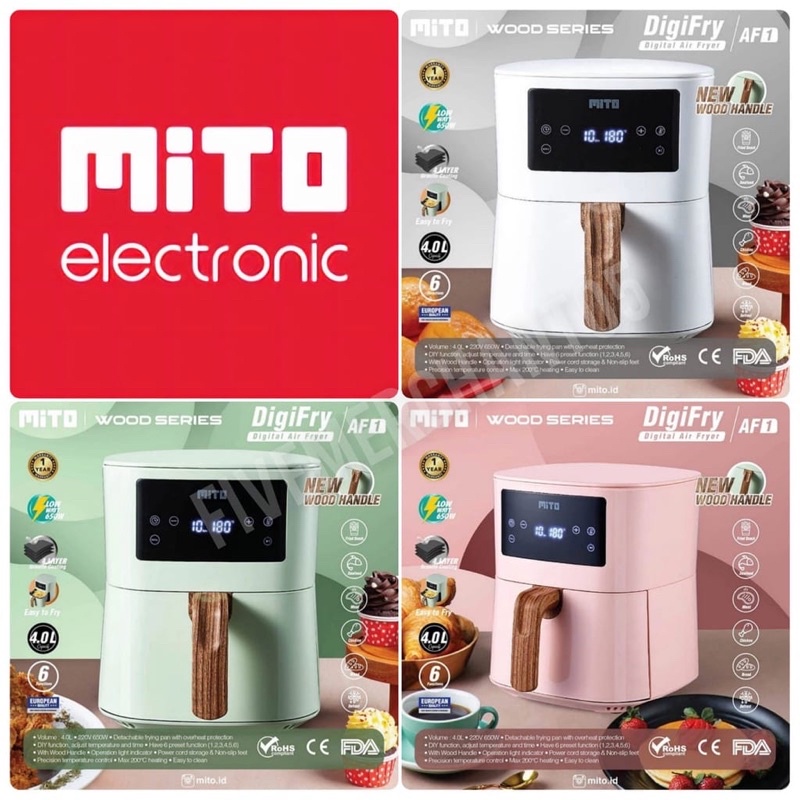 MITO AIR FRYER AF1 LOW WATT