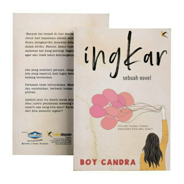 NOVEL INGKAR -EDISI TTD PENULIS (FREE BOLPOIN+BLOCK NOTE)