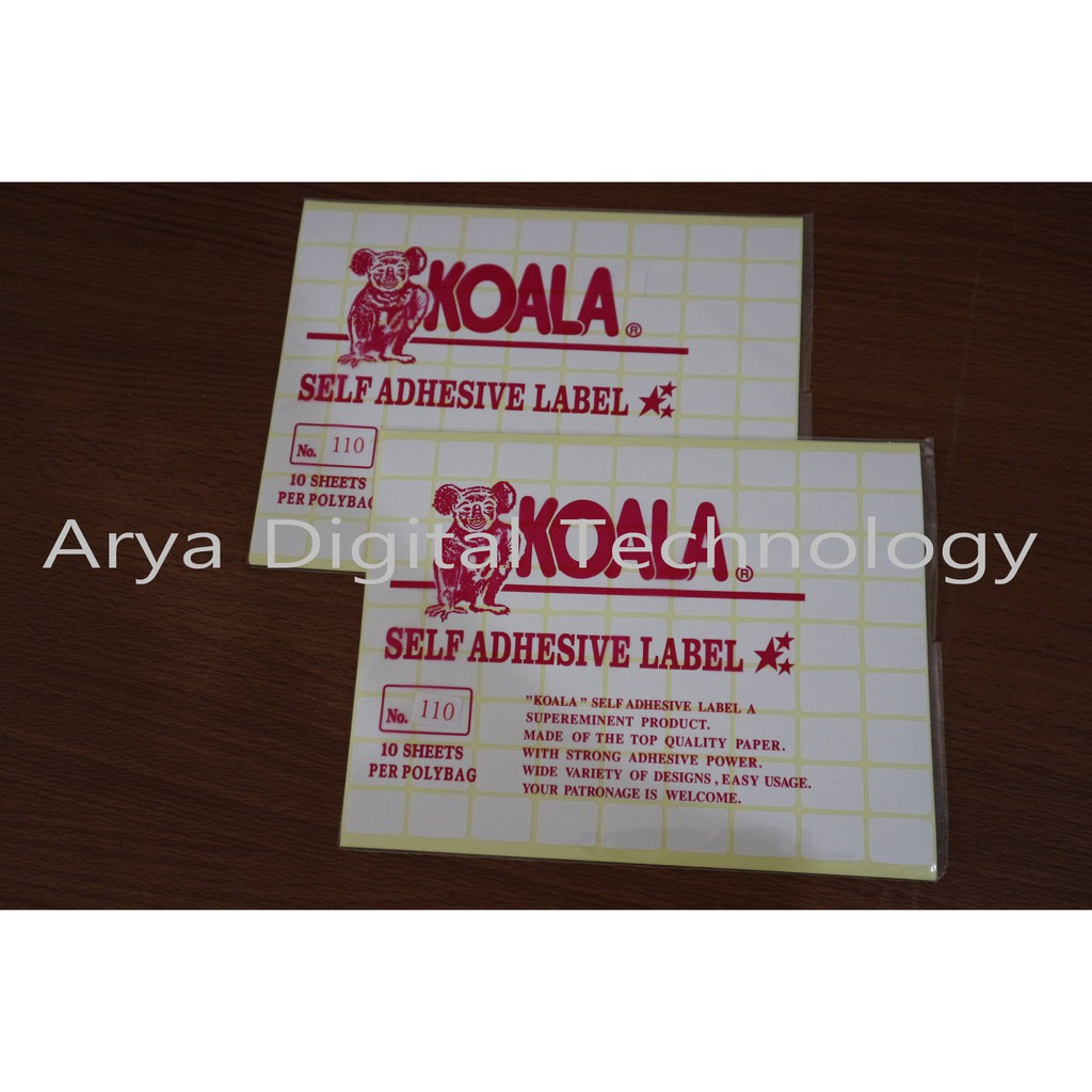 

Kertas Sticker Label Koala No 110 Kertas Stiker Tempel Murah Bagus