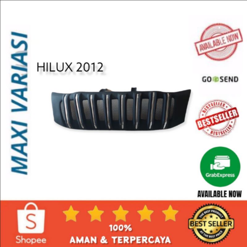Grill Depan Kap Mesin Fiber Avanza Old, Hilux 2012, Sigra 2018, Rush 2016, Innova 2011 Model Apollo