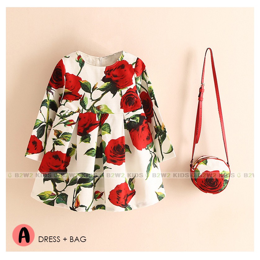 BW DRESS ANAK LONG BONUS BAG TEEN