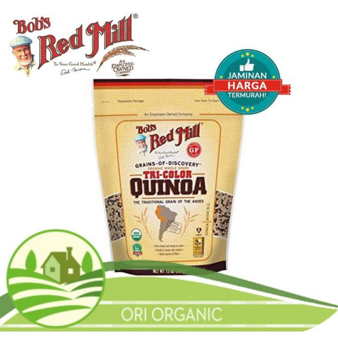 

(COD) Bob's Red Mill Organic Tricolor Quinoa Grain 368g