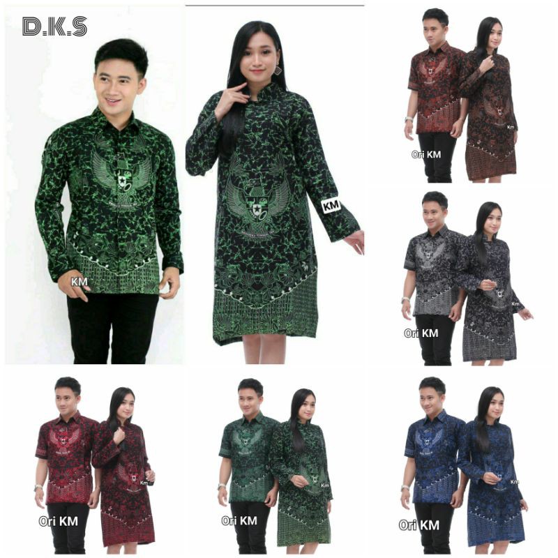NEW ARRIVAL || COUPLE BATIK HEM & TUNIK GARUDA PANCASILA