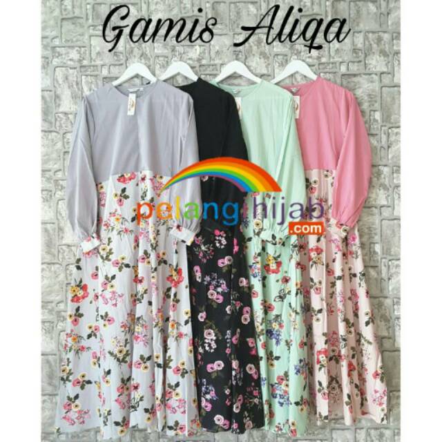 Gamis syari aliqa by pelangi hijab