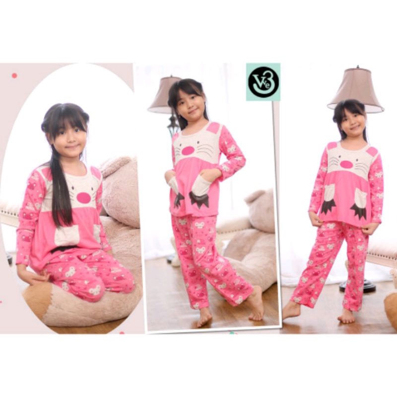 SETELAN BABYDOOL ANAK 3D 3-10TH/BAJU TIDUR ANAK/SETELAN V3/WE3 /PIYAMA ANAK/SETELAN ANAK TANGGUNG