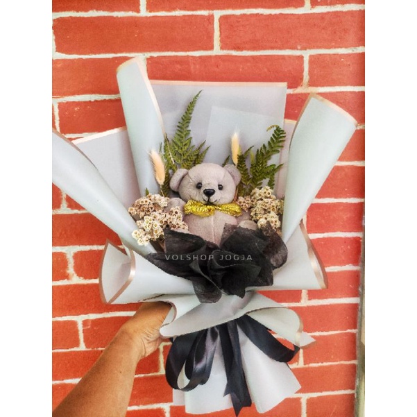 BUKET  WISUDA BONEKA TERMURAH KADO HADIAH ULTAH PACAR SAHABAT TEMAN  FREE UCAPAN CUSTOM