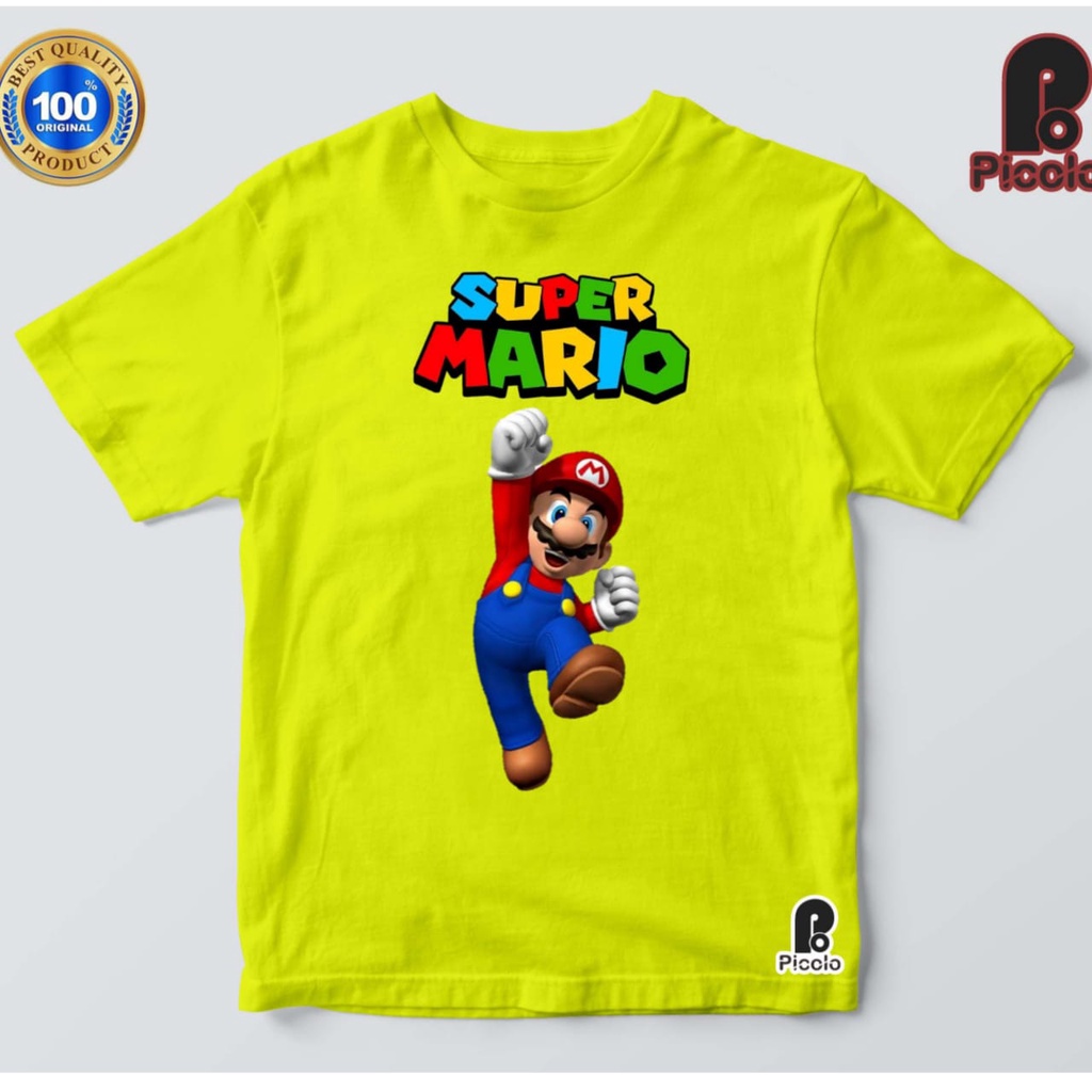 BAJU ANAK KOAS ANAK SUPER MARIO ATASAN ANAK