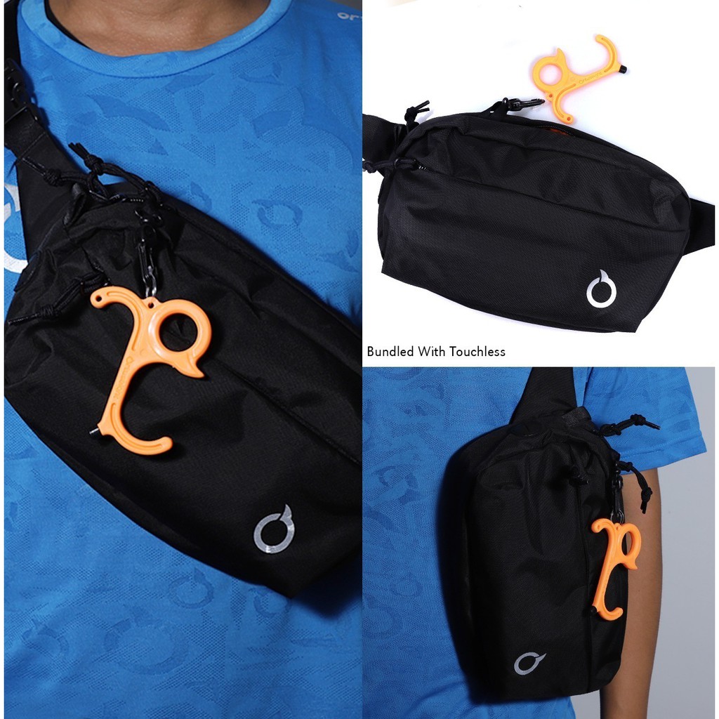 WaistBag Tas Selempang Sling Bag ORTUS EDC BAG - BLACK GREY (100% ORIGINAL)