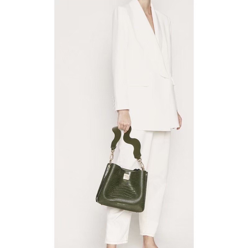 CK CROCO IMPORT SLING BAG/ TOTE BAG/ TAS BAHU