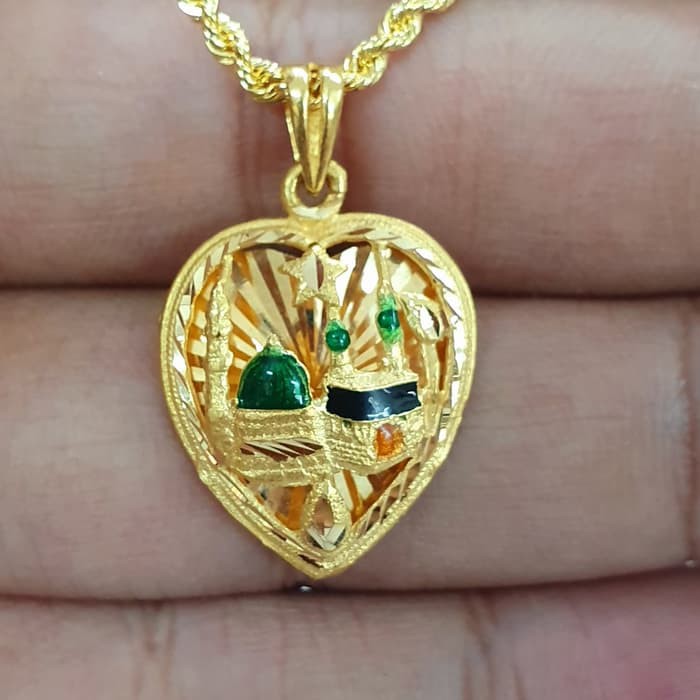 liontin kabah mas mekah