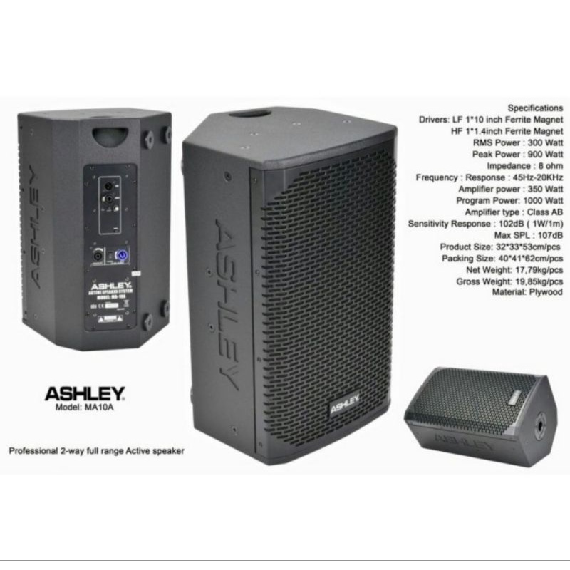 Speaker Active Ashley MA10A Original Aktif Ashley MA 10A - 10 inch