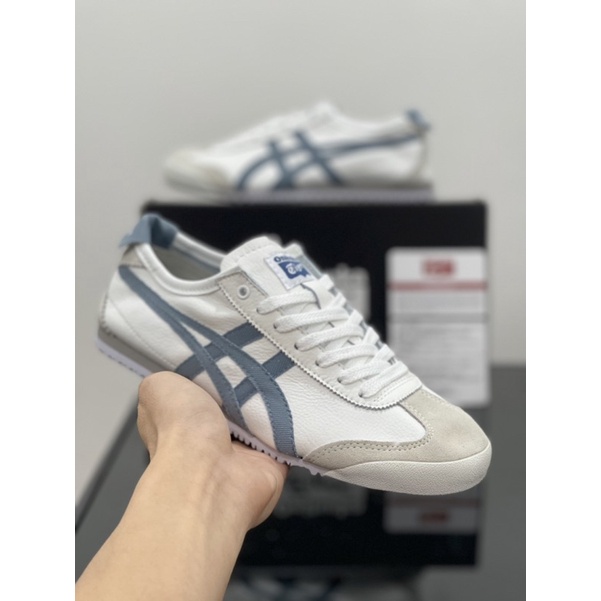 Sepatu Onitsuka Tiger Mexico 66 White Blue Free Paperbag-2