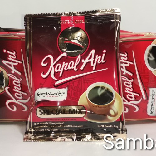 

Kopi Kapal api mix [plus Gula] Sachet