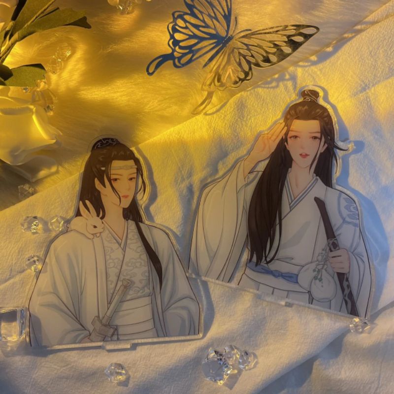 READY STOCK MDZS The Untamed Young Wangxian 15cm Standee Chen Qing Ling Wei Wuxian Lan Wangji