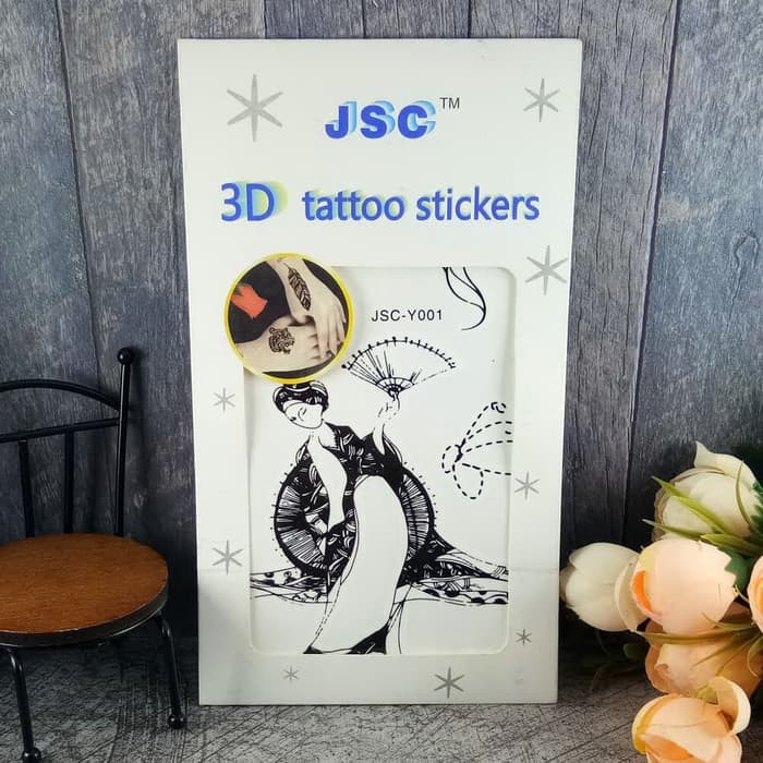 CLEARANCE SALE - JSC Tattoo Sticker Stiker Tato Fake Mudah Dipasang Dan DIhapus