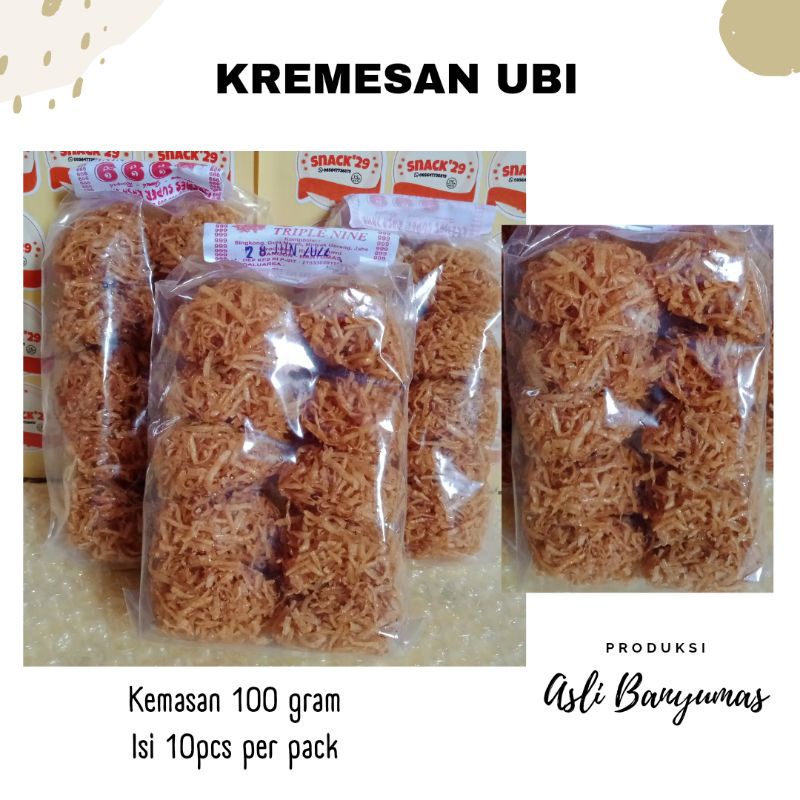 

KREMESAN UBI Isi 10pcs | KHAS BANYUMAS | HARGA TERJANGKAU | FREE GIFT BELANJA MIN 50K (all item)
