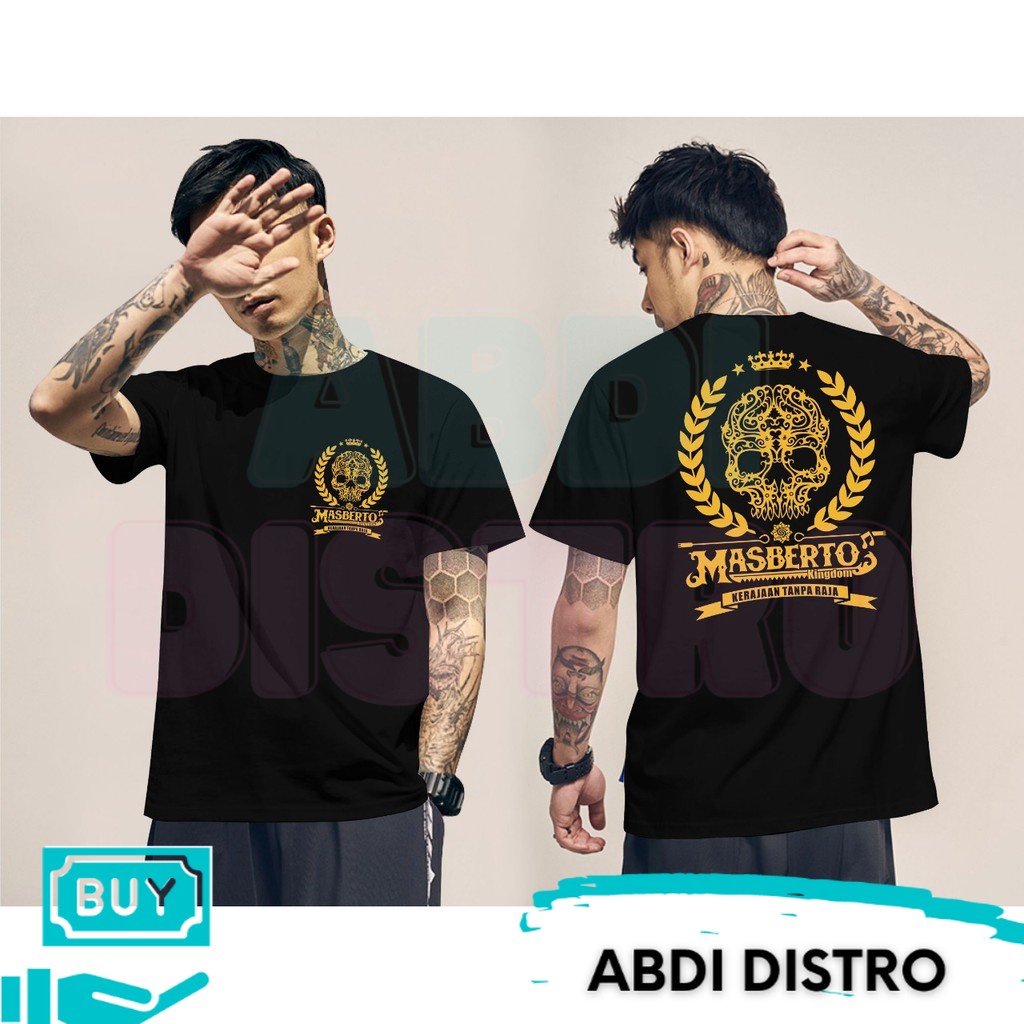 F50 / KAOS MAS BERTO KINGDOM / KAOS PRIA / KAOS DISTRO / KAOS MURAH
