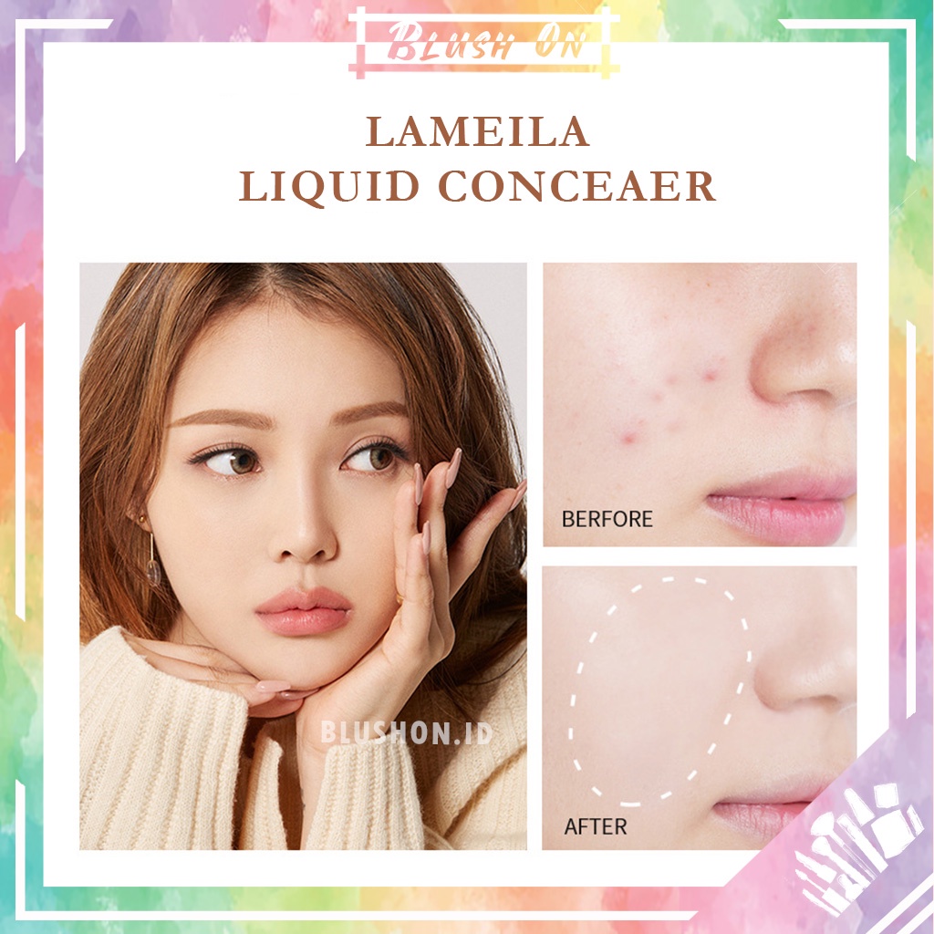 LAMEILA Liquid Concealer Full Cover Penutup Noda Wajah 1039