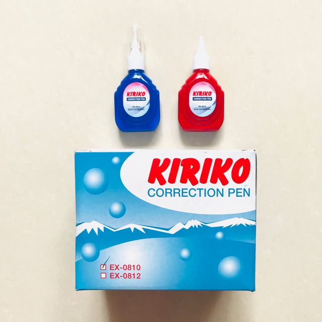 

Tipex Cair KIRIKO EX-0810 isi 12 pcs Correction Tape