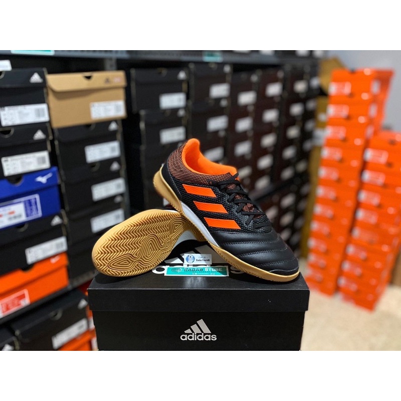 Sepatu Futsal Adidas Copa 20.3 IN Sala Black Orange EH1494 Original BNIB