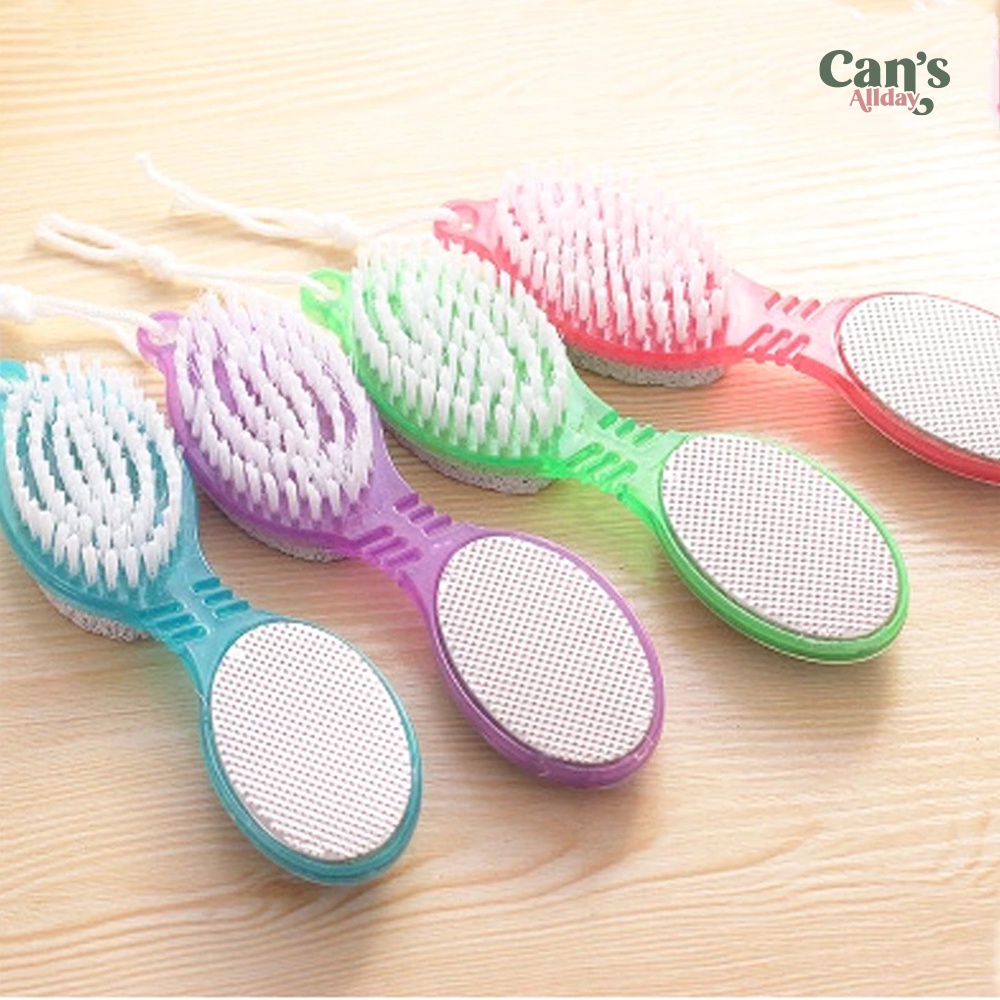 Penghalus Tumit Foot Scraper Sikat Kaki 4in1