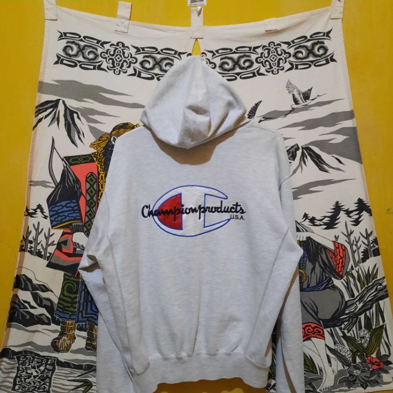 hoodie champion//champion big logo