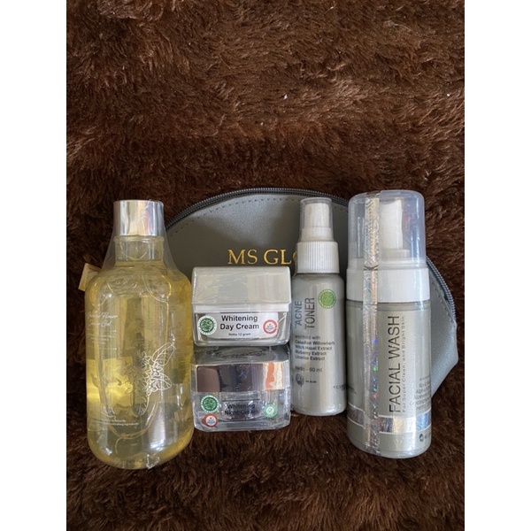MS GLOW PAKET PERAWATAN WAJAH FREE GIFT BEBAS PILIH (SCARLETT HELM GRACE AND GLOW EMAS TAS) Original 10000%-6