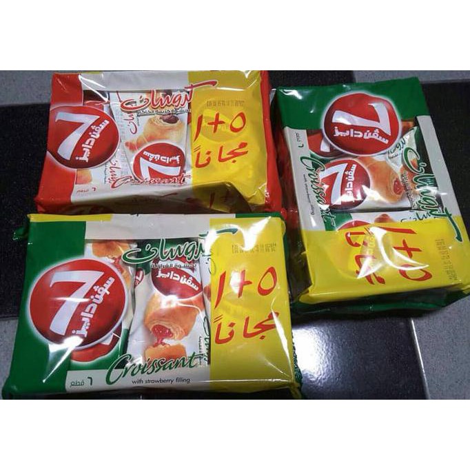 

BEST SELLER MURAH Croissant Arab 7 days / Seven / Roti Asli Arab 1 Pack (6's)