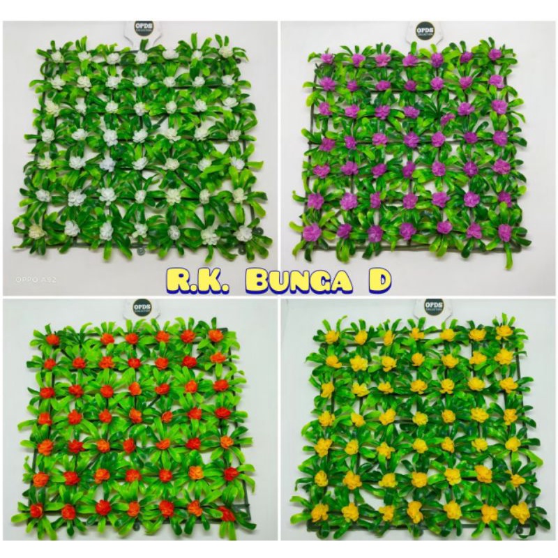 Artificial Bunga Rumput Kotak Varian Bunga D Rumput Kotak Bunga Hias Artifisial Sintetis Dekorasi Di