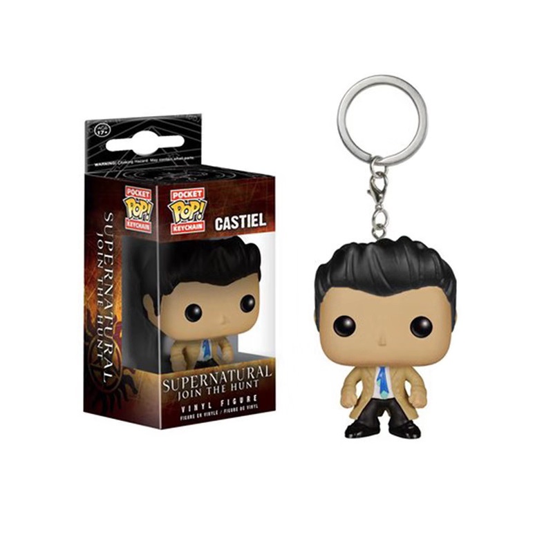 1pc Gantungan Kunci Funko POP Supernatural Bahan PVC Untuk Hadiah