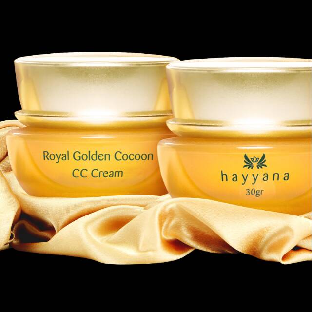 Hayyana CC Cream-Royal Golden Cocoon Kepompong Emas