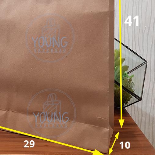 

Paper Bag / Tas Kertas XL Polos Uk.29x10x41 (1 lsn)