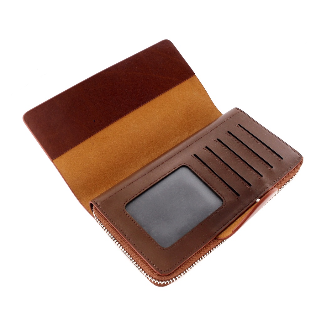 TOKOKOE - Dompet Panjang Wanita bahan Kulit - MB 807 Black