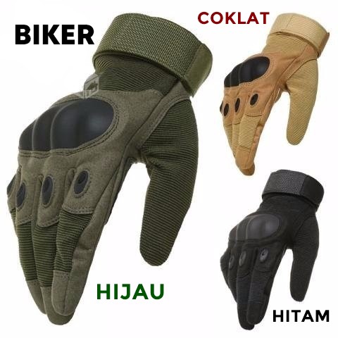 Sarung Tangan Motor Glove Racing dan Glove Biker Anti Slip  Anti Angin Full