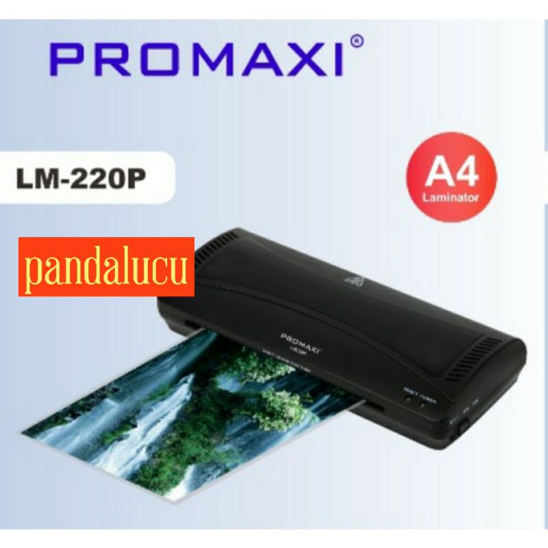 PROMAXI LM-220 P HOT &amp; COLD SIZE A4 &amp; F4 - MESIN LAMINATING LM-220P TELARIS BEST SELLER