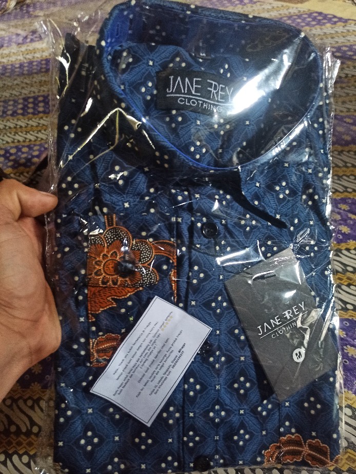 Freypv 8086 Slimfit Long Batik Premium M-xl Kemeja Batik