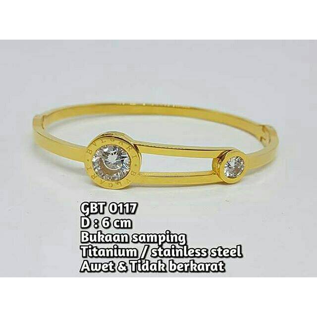 TITANIUM Gelang bvlgari gold