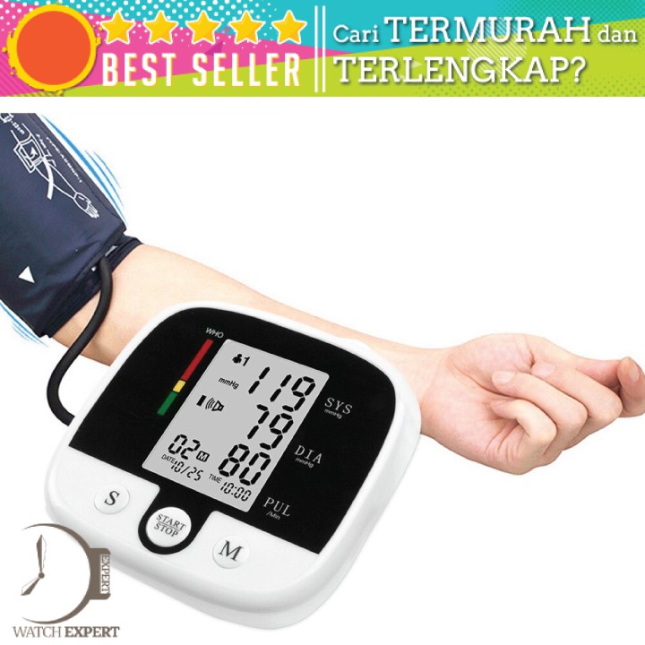 [COD] Alat Kesehatan / Tensi Darah / Pengukur Tekanan Darah Electronic Blood Pressure Monitor
