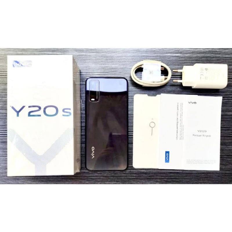 [PRELOVED] VIVO Y20s 8/128 BEKAS / SECOND OBSIDIAN BLACK