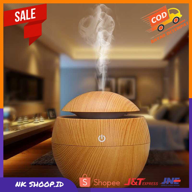 Pendingin Ruangan Aroma Diffuser  Humidifier  Aromatherapy Taffware Motif Kayu