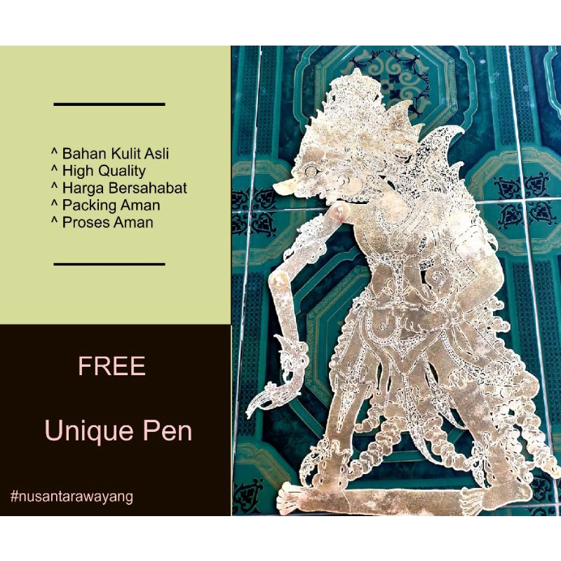 Wayang Kulit Kerbau Dasamuka Putihan