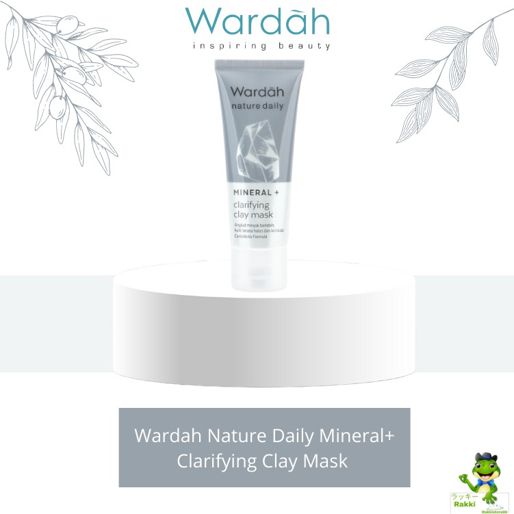 ❣️Rakkistore99❣️Wardah Nature Daily Mineral+Clarifying Clay Mask 60ml (CLAY MASK)