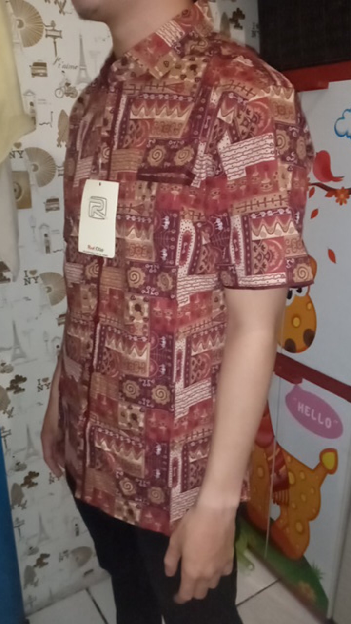 Redcliff P1026jh Mi - Kemeja Batik Lengan Pendek