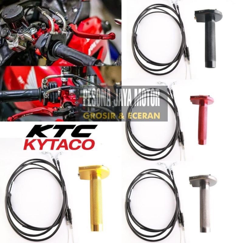 Gas Spontan Kabel 2 Gaspontan Original Ktc Kytaco Universal Semua Motor Bisa