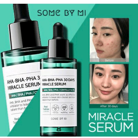 Some By Mi Serum AHA BHA PHA 30 Days Miracle Serum 100% Original Korea Penghilang Jerawat