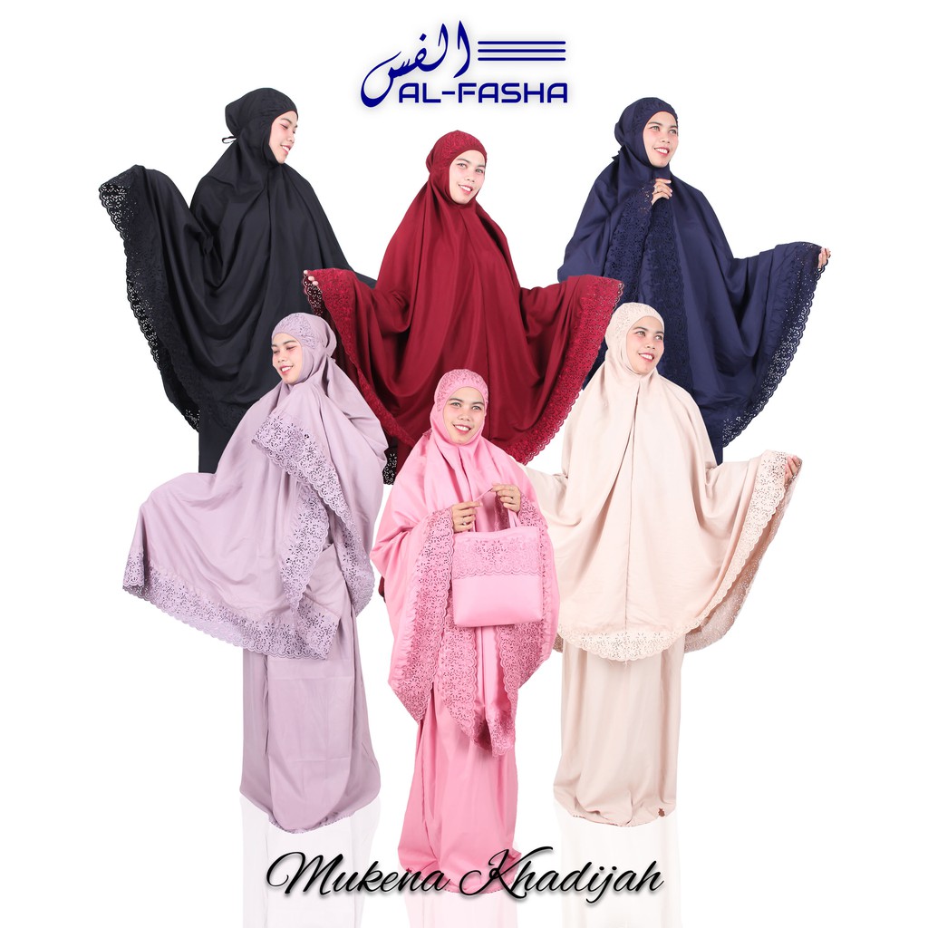 Mukena Khadijah Jumbo TRAVELLING Katun Mikro