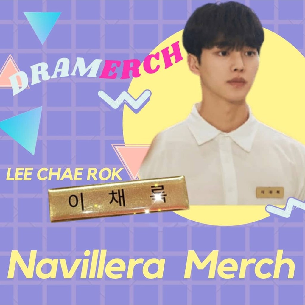 

Name Tag Lee Chae Rok- Navillera Like A Butterfly Song Kang |NEVERTHELESS Drakor merchandise fankit