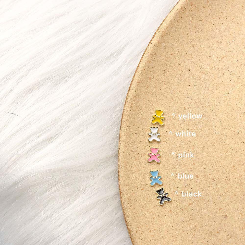 Mxbeauty Dasi Kupu Beruang Perhiasan Kuku Fashion Mini Lucu Manicure Aksesoris DIY Nail Art Tool